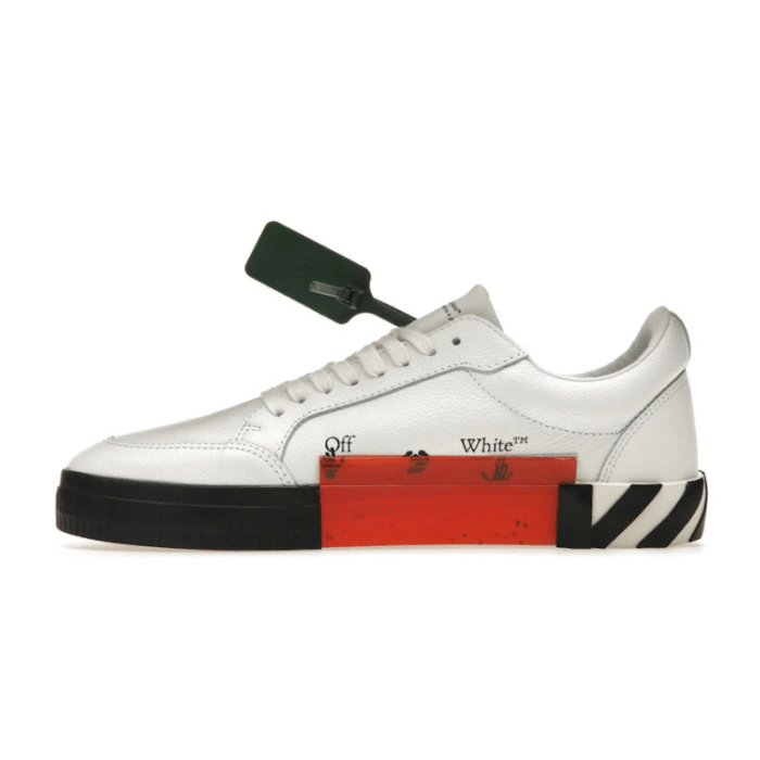OFF-WHITE Vulc low leather - White Black SS22 - Image 2