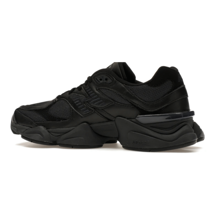 New Balance 9060 - Triple Black Leather - Image 8