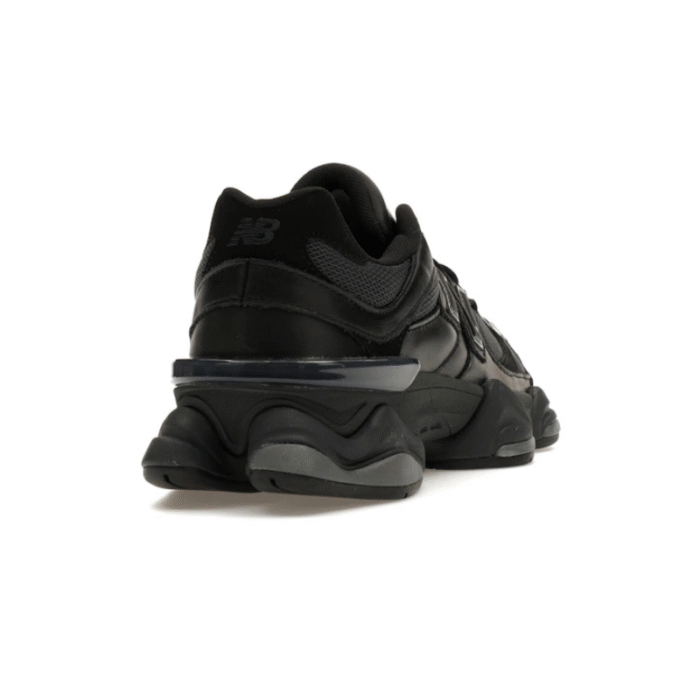New Balance 9060 - Triple Black Leather - Image 3