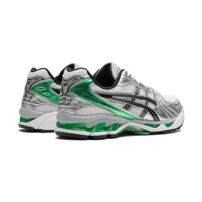 Asics Gel-Kayano 14 - Silver and Green - Image 2