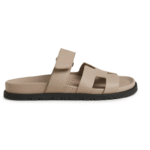 Hermes Chypre Sandal - Beige Mastic Calfskin Leather