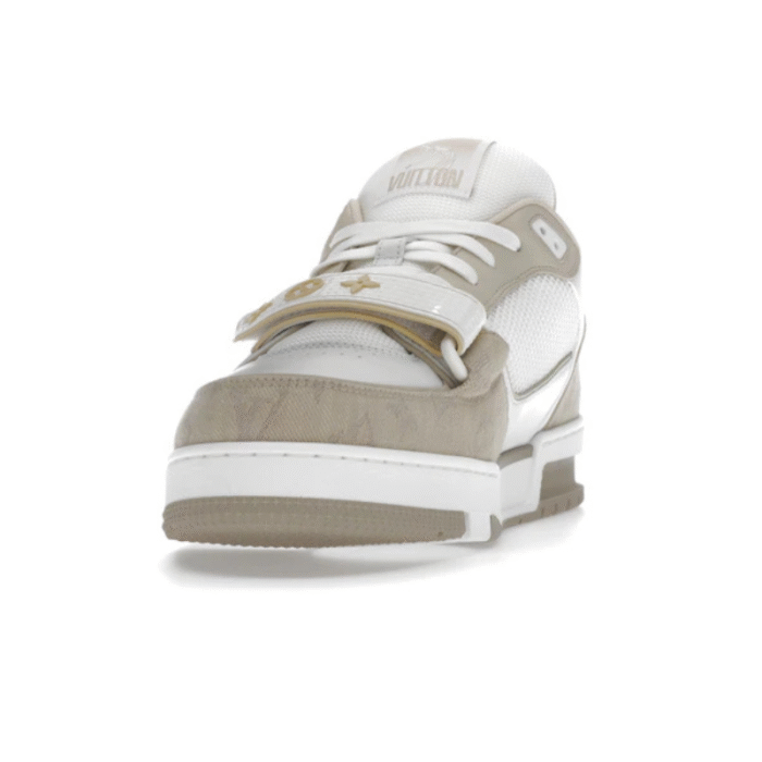 Louis Vuitton Trainer - Beige White - Image 3