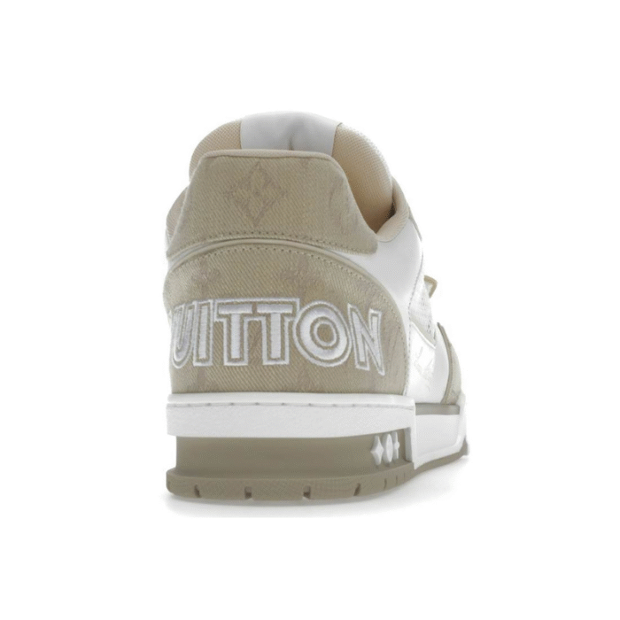 Louis Vuitton Trainer - Beige White - Image 5