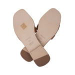 Hermes Sandal Flat Oran Gold Box Calfskin | Mightychic - Image 6