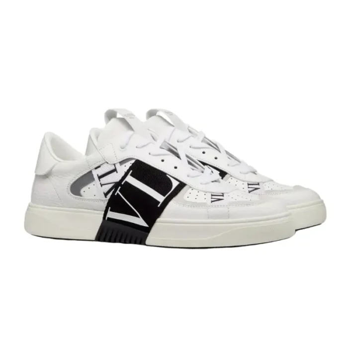 Valentino Garavani VL7N Sneaker Low Top White Black Grey - Image 2
