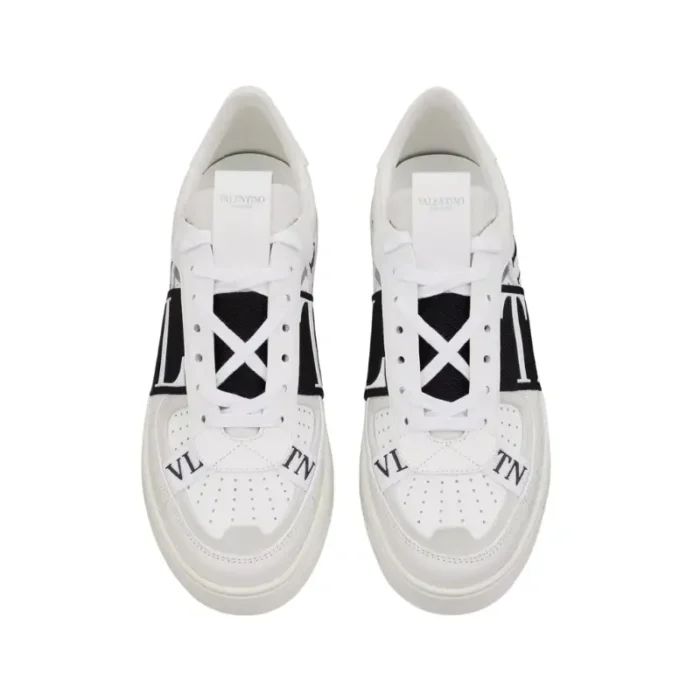 Valentino Garavani VL7N Sneaker Low Top White Black Grey - Image 3