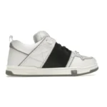 Valentino Garavani Open Skate Calfskin/Fabric - White Black Grey