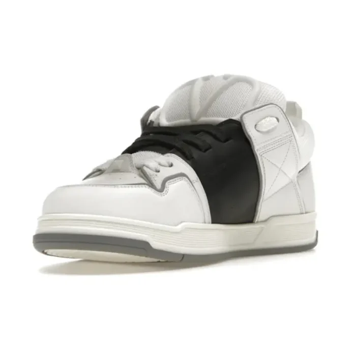 Valentino Garavani Open Skate Calfskin/Fabric - White Black Grey - Image 4