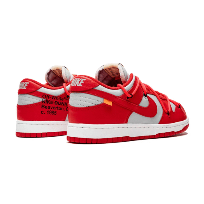 Nike Dunk Low Off-White University Red - Image 3