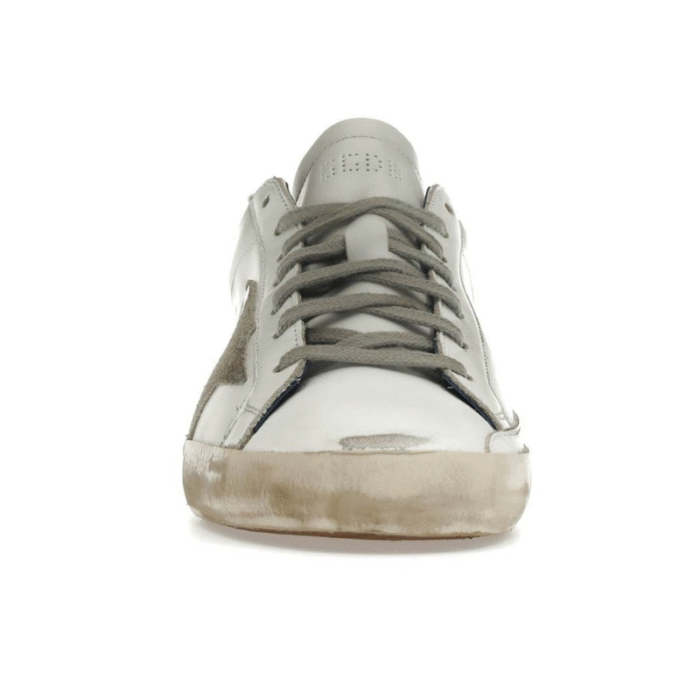 Golden Goose Super-Star - White Royal Blue Grey Suede Patch - Image 3