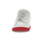 OFF-WHITE Out Of Office "OOO" Low Tops For Walking White White Red SS22 - Image 5