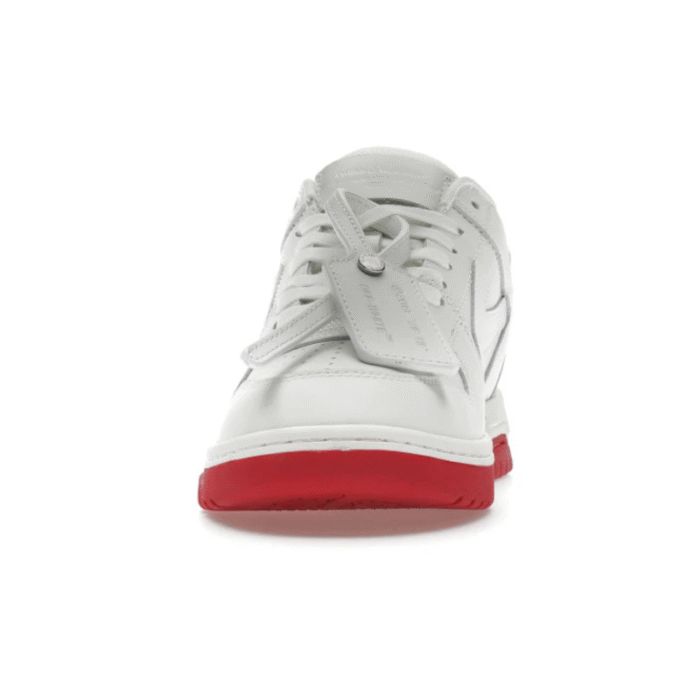 OFF-WHITE Out Of Office "OOO" Low Tops For Walking White White Red SS22 - Image 5