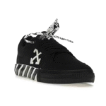 OFF-WHITE Vulc Low Canvas - Black White - Image 3