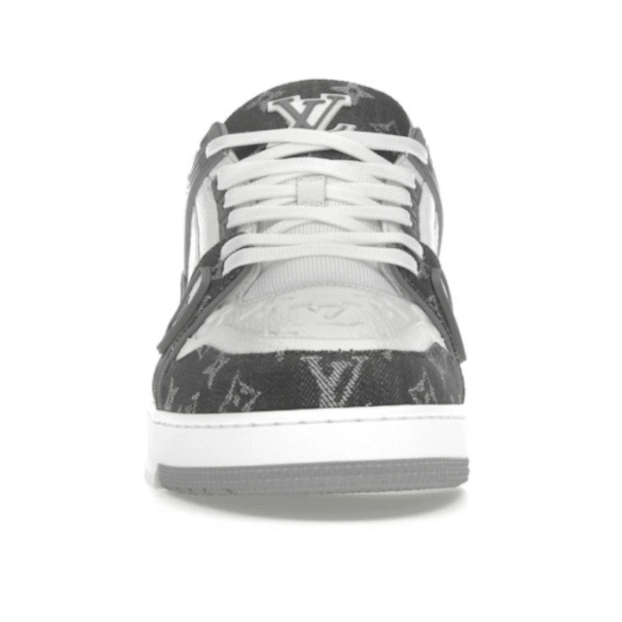 Louis Vuitton Trainer - Monogram Denim Grey White - Image 4