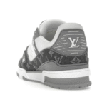 Louis Vuitton Trainer - Monogram Denim Grey White - Image 3