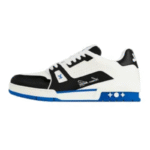 Louis Vuitton Trainer Low Top Skateboard Blue Black - Image 2