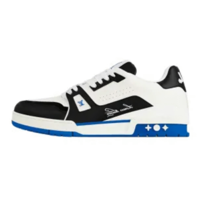 Louis Vuitton Trainer Low Top Skateboard Blue Black - Image 2