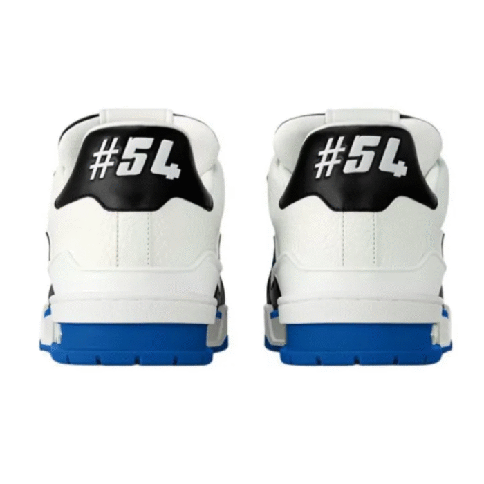 Louis Vuitton Trainer Low Top Skateboard Blue Black - Image 4