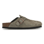 Birkenstock Boston Soft Footbed - Suede Taupe