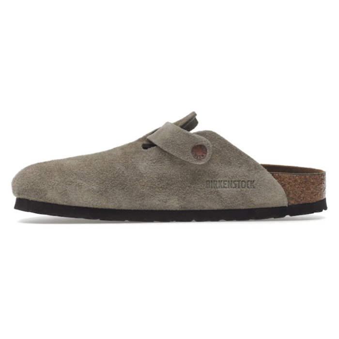 Birkenstock Boston Soft Footbed - Suede Taupe - Image 2