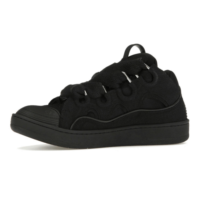 Lanvin Leather Curb - Triple Black - Image 3