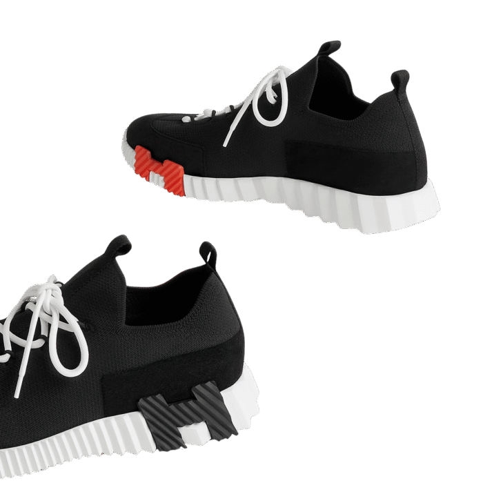 Hermes Lift slip-on sneaker Noir / Blanc - Image 5