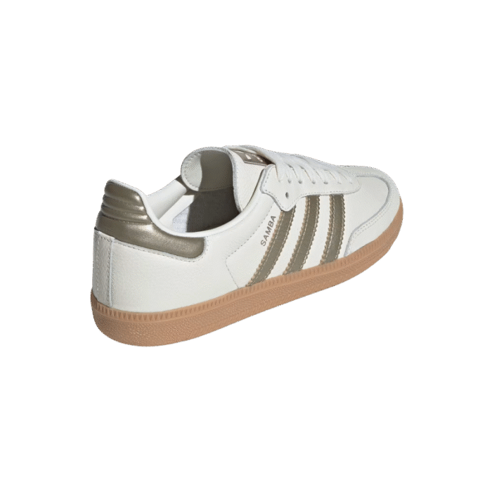 Adidas Samba OG - Off White / Cyber Metallic / Wonder Gold Met. - Image 3