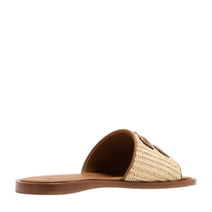 Miu Miu Logo Slipper Natural - Image 2