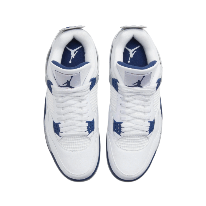 Jordan 4 - White Midnight Navy - Image 3