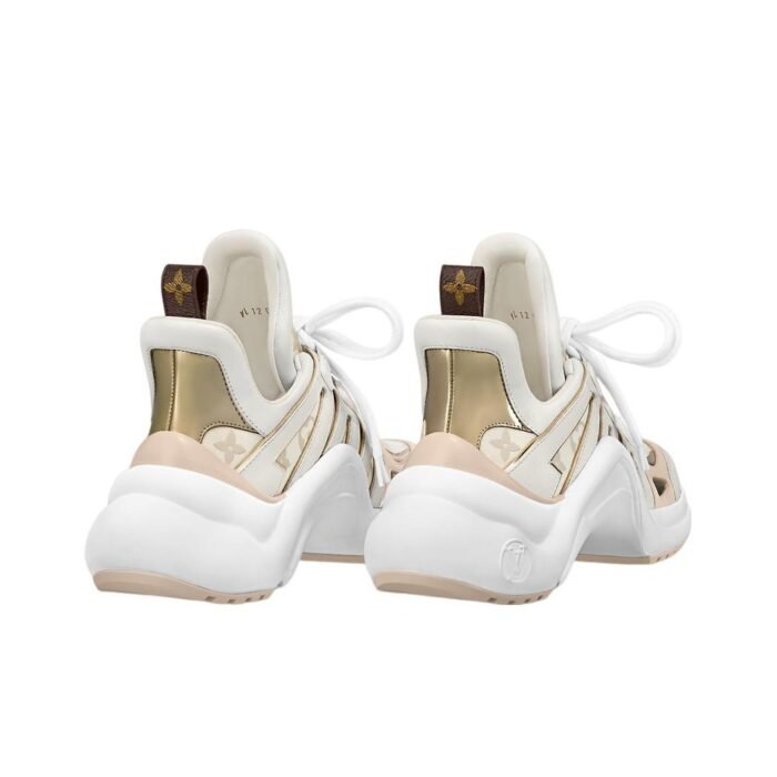 Louis Vuitton Archlight Sneakers 'Beige Monogram Gold - Image 5