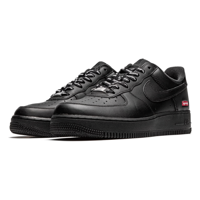 Nike Air Force 1 Low Superme - Black - Image 4