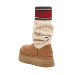 UGG Classic Sweater Letter Boot - Chestnut - Image 2