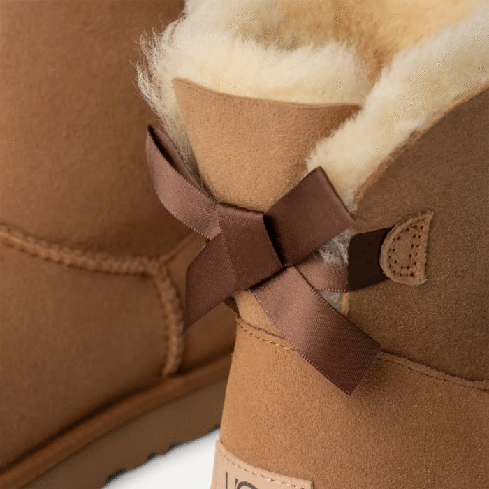 UGG Mini Bailey Bow II - Chestnut - Image 5