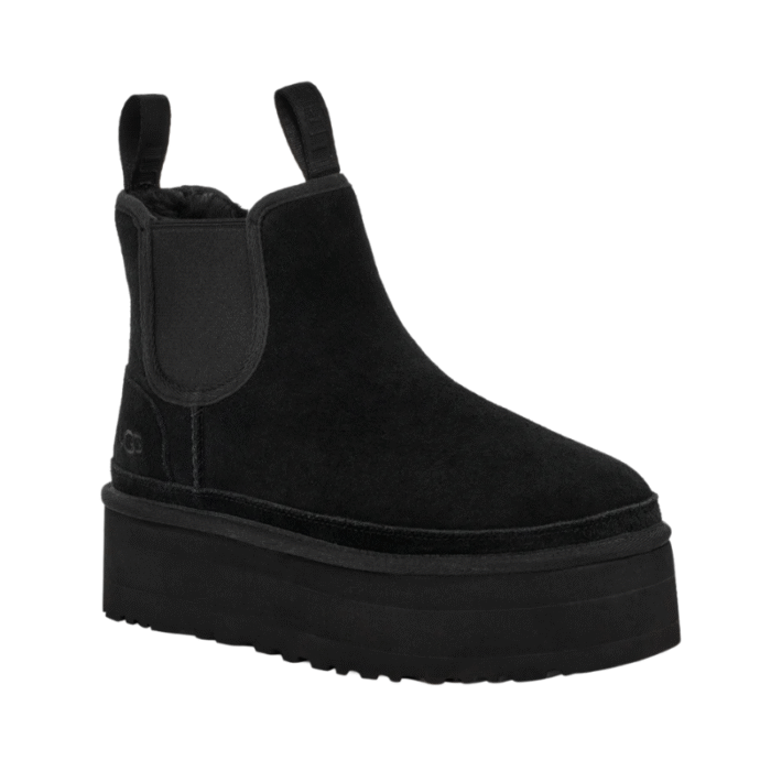 UGG Neumel Platform Chelsea Boot - Black - Image 3