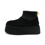 UGG Women's Classic Mini Dipper platform boot Black - Image 2