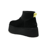 UGG Women's Classic Mini Dipper platform boot Black - Image 4