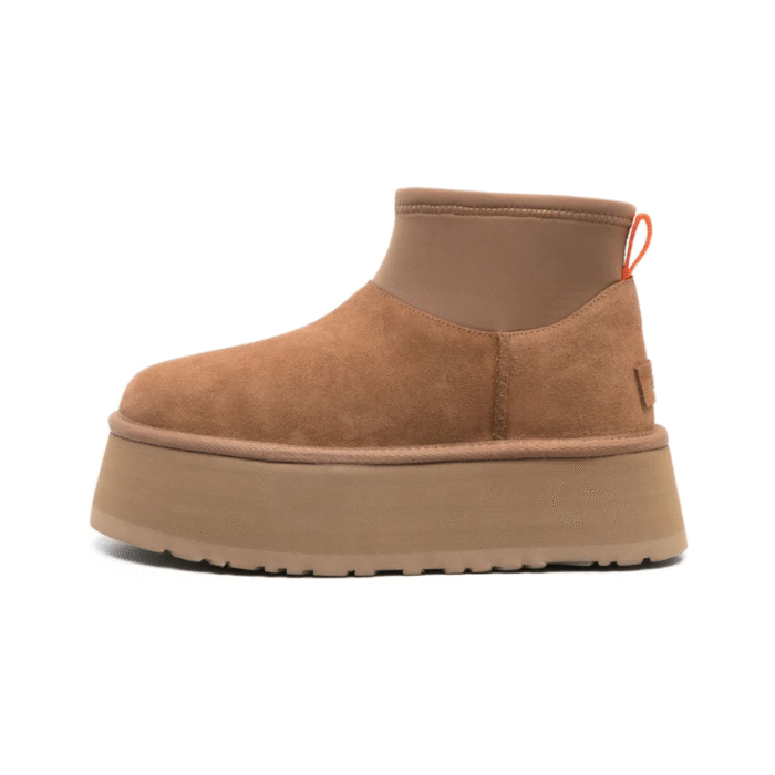 UGG Women's Classic Mini Dipper platform boot chestnut brown - Image 2