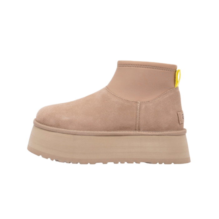 UGG Women's Classic Mini Dipper platform boot Mustard Seed - Image 2