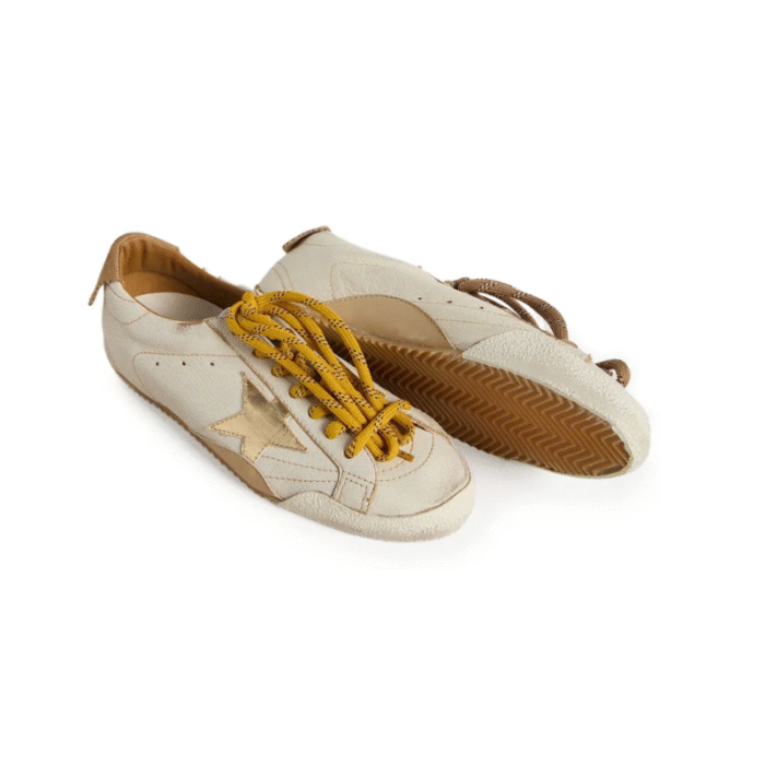 Golden Goose True Star sneakers white/Gold/beige - Image 3