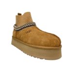 UGG Tazz Slipper with knit sock chesnut - Image 3