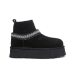 UGG Tazz Slipper with knit sock Black