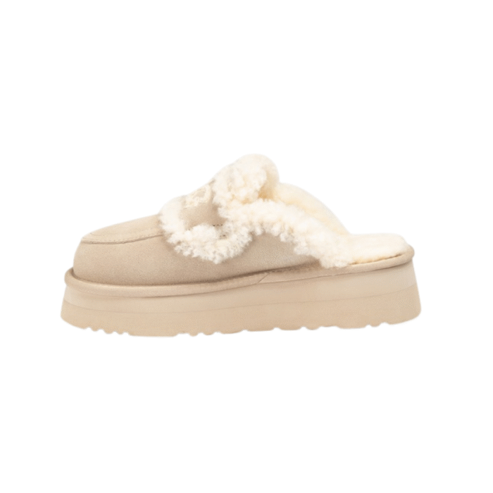 UGG Violet Shearling Slippers Beige - Image 2