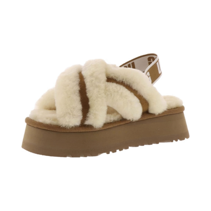 UGG Disco Cross Slide slipper - Chestnut - Image 2