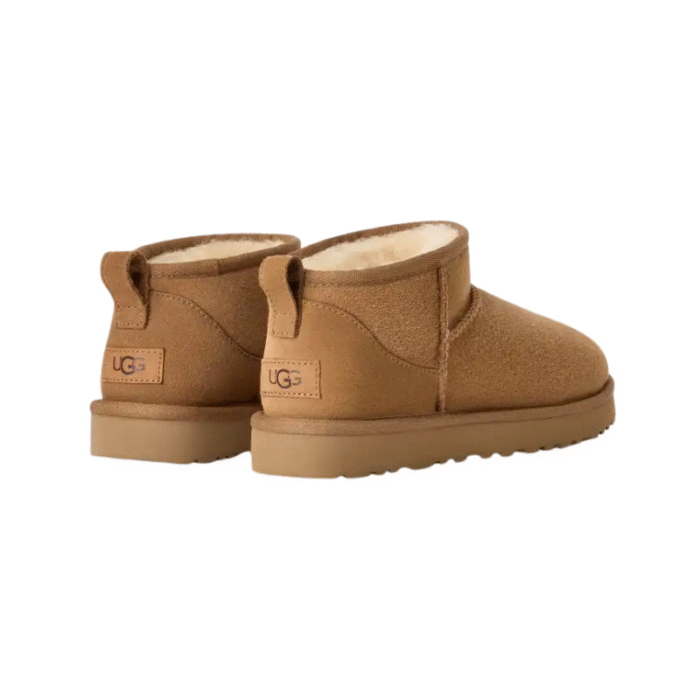 UGG Kids Classic Ultra Mini boots - Chestnut - Image 3