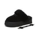 UGG Kids Funkette slippers - Black - Image 4