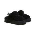 UGG Kids Funkette slippers - Black - Image 5