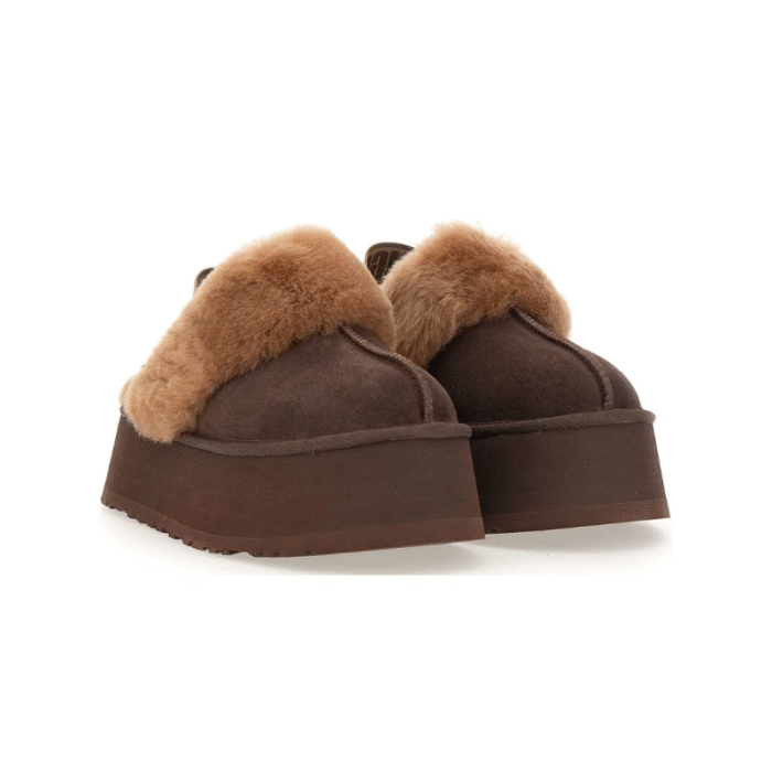 UGG Kids Funkette slippers - Burnt Cedar - Image 2