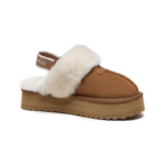 UGG Kids Funkette slippers - Chestnut - Image 2