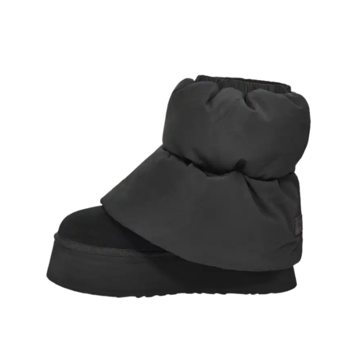UGG Classic Mini Dipper Puffer - Black - Image 4