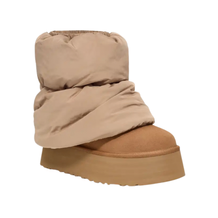 UGG Classic Mini Dipper Puffer - Amphora / Chestnut - Image 3